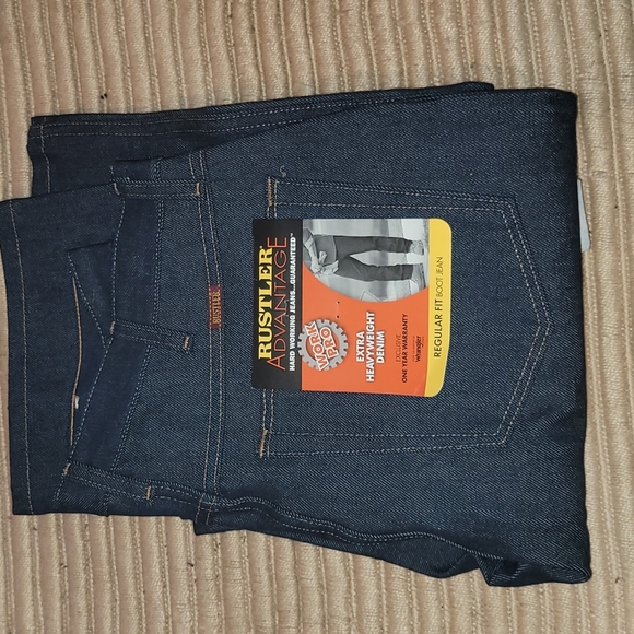 DEADSTOCK. Rustler. Heavy duty. Mens Jeans size w34 l34. - Picture 8 of 8